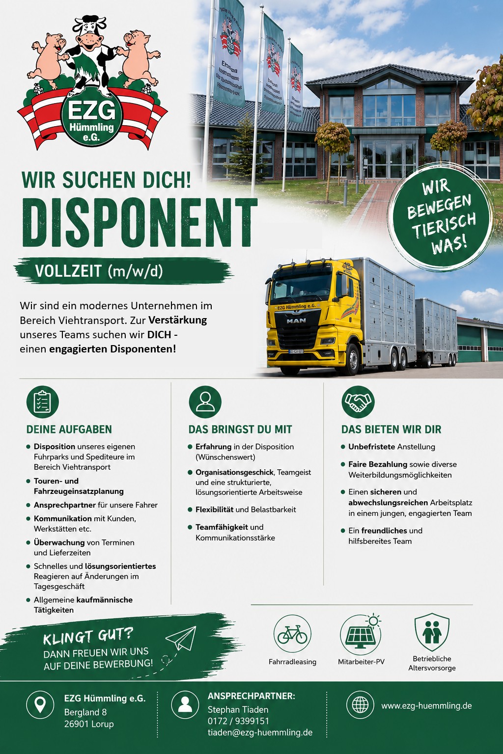 Stellenanzeige
